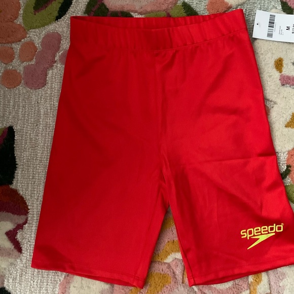 Speedo Shorts Nwt Speedo Red Biker Shorts Poshmark